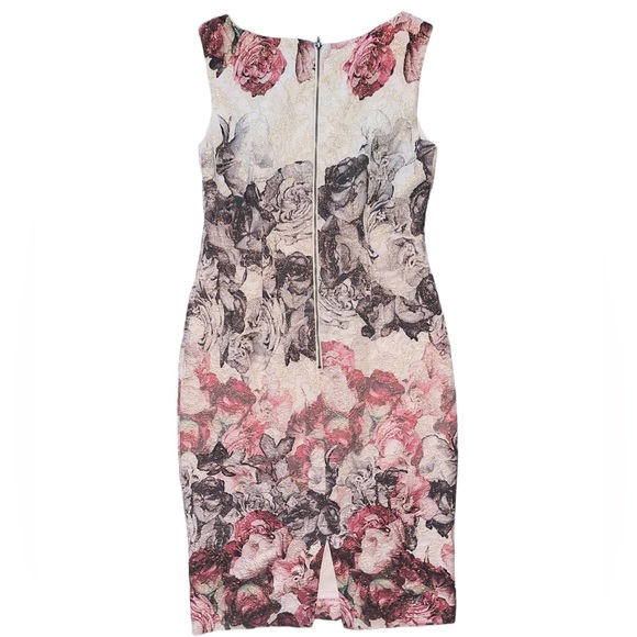 Adrianna Papell Floral Sheath Dress Women’s 4 - Picture 4 of 5